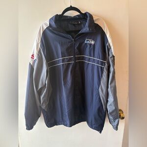 Vintage Seahawks Sports Illustrated Dunbrooke Windbreaker - XL